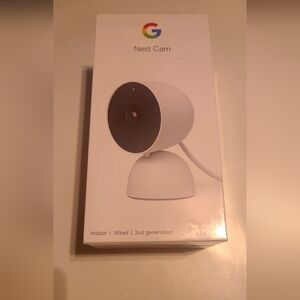 Google Indoor Nest Security Cam 1080p (Wired) - 2nd Generation - White Brand New